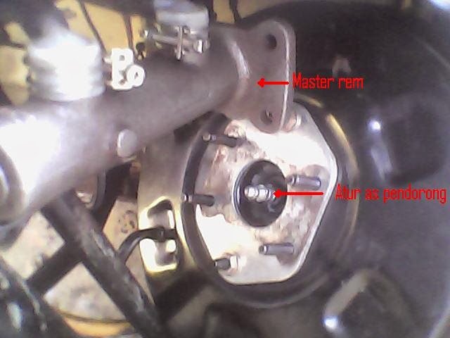 cara menyetel booster rem