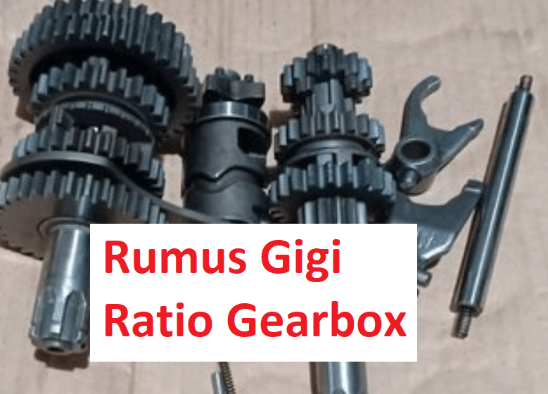 rumus hitung gigi ratio gearbox