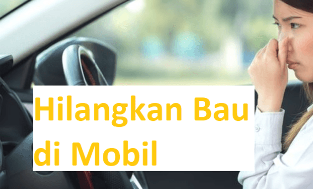 hilangkan bau di mobil