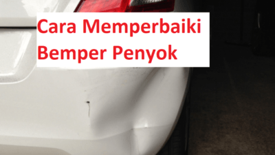 Cara Memperbaiki Bemper Mobil Plastik Penyok