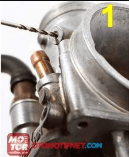 Drilling the Carburetor