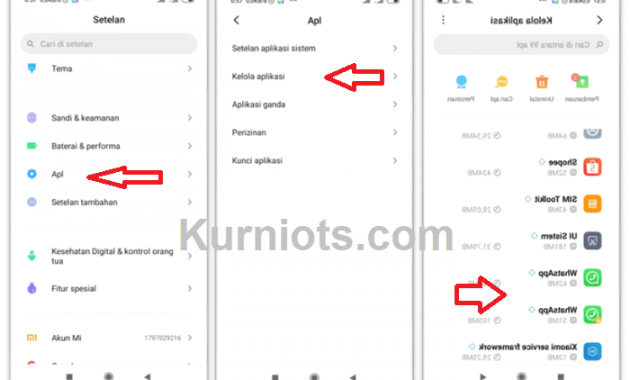 Cara menonaktifkan Whatsapp