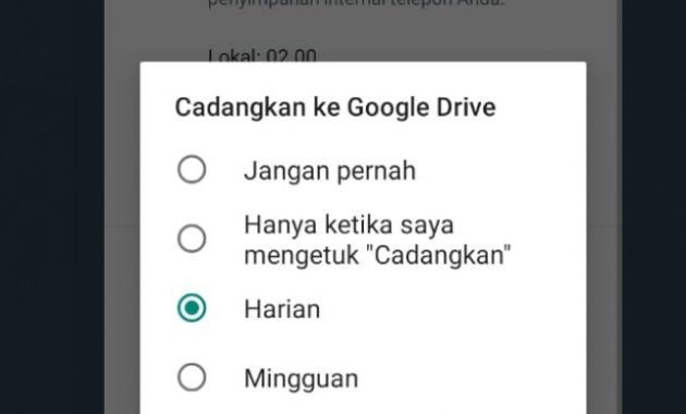 2 Cadangan Chat Whatsapp Untuk Mengembalikan Pesan Chat