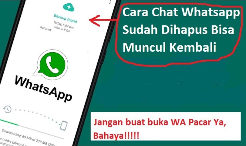 2 Cara Membuka Chat Whatsapp Sudah Dihapus Sampai 1 Bulan