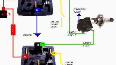 Cara Pasang Relay Lampu Mobil & Motor