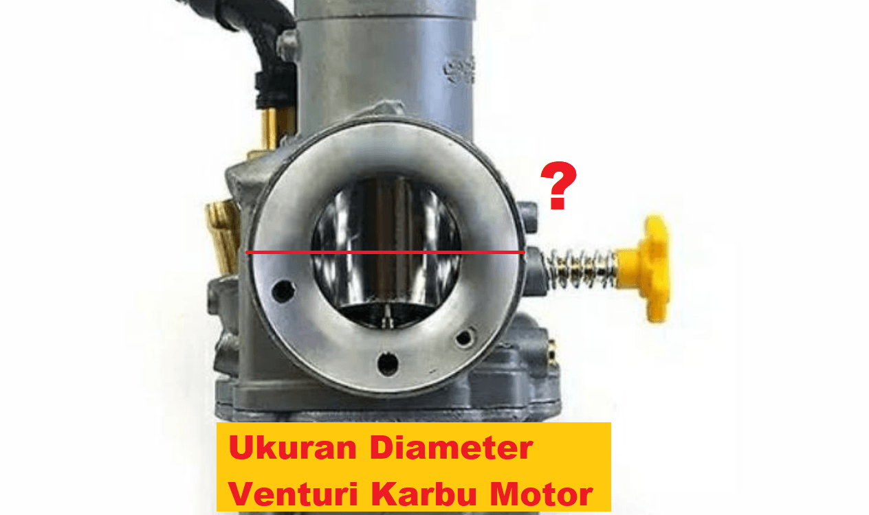 Ukuran Diameter Venturi Karbu Motor honda yamaha suzuki kawasaki