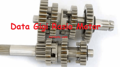 Daftar Ukuran Gigi Rasio Motor Honda Yamaha Suzuki Kawasaki