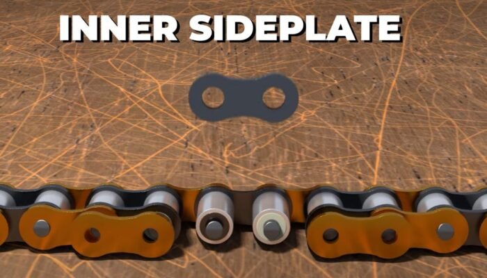 Plat dalam atau inner side plate. Komponen Rantai Sepeda Motor